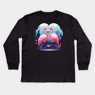 flamingo Kids Long Sleeve T-Shirt